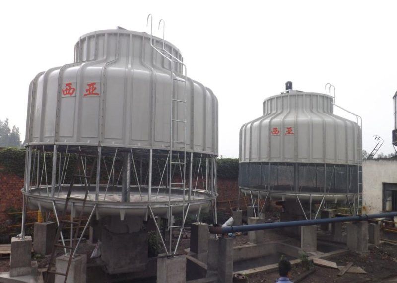 高温圆形低噪声玻璃钢冷却塔BND-300-YG