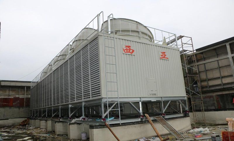 横流式超低噪声方形玻璃钢冷却塔  BHC-400×5-FB