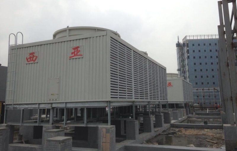 横流式超低噪声方形玻璃钢冷却塔BHC-450×2-FB
