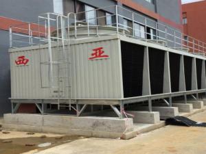 成都欧赛医疗器械有限公司（横流式超低噪声方形玻璃钢冷却塔  BHC-250×6-FB  一组1500T）