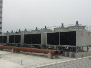 横流式超低噪声方形玻璃钢冷却塔  BHC-400×2-FB