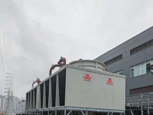 横流式方形玻璃钢冷却塔 BHC-350×2-FB