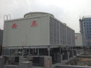 天府国际商品展示中心（横流式超低噪声方形玻璃钢冷却塔BHC-450×2-FB  三组）