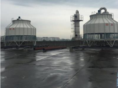 成都欧赛医疗器械有限公司（圆形低噪声玻璃钢冷却塔BND-350-YB 二台）