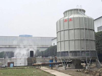 逆流式圆形喷雾塔玻璃钢冷却塔