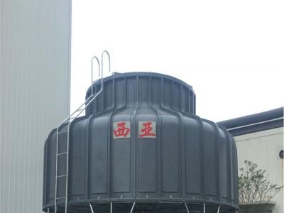 85T钢制水箱和逆流式圆形玻璃钢冷却塔BND-500-YB