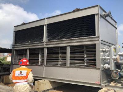 上海外高桥发电有限公司安装现场 闭式冷却塔