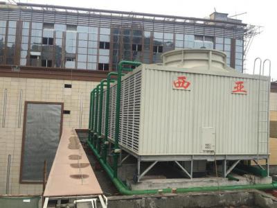 横流式超低噪声方形玻璃钢冷却塔