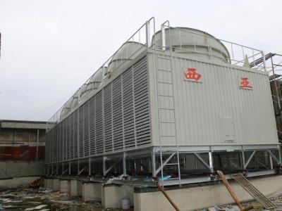 横流式超低噪声方形玻璃钢冷却塔  BHC-400×5-FB