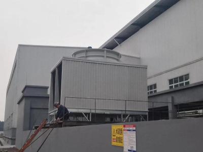 横流式超低噪声方形玻璃钢冷却塔BHC-350×1-FB