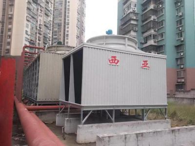 横流式超低噪声方形玻璃钢冷却塔BHC-350×1-FB